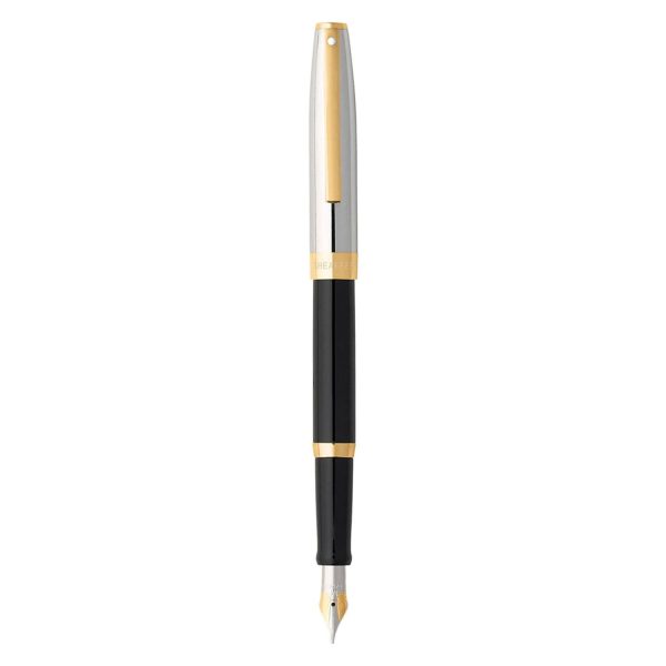 Sheaffer Sagaris Fountain Pen - Black & Chrome GT Supply