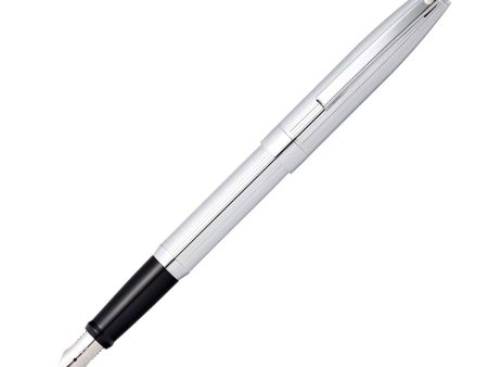 Sheaffer Sagaris Fountain Pen, Chrome - Steel Nib Hot on Sale