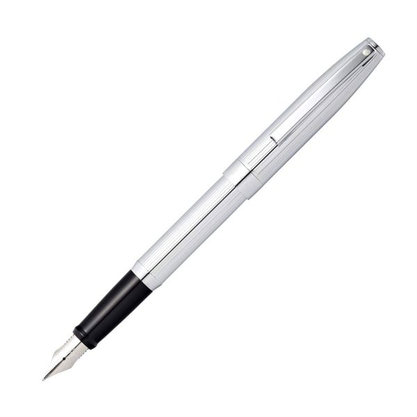 Sheaffer Sagaris Fountain Pen, Chrome - Steel Nib Hot on Sale